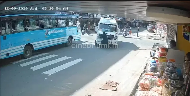 കുരുടിമുക്കിൽ  അപകടത്തിന് കാരണമായി ബസിന്റെ നിയമലംഘനം