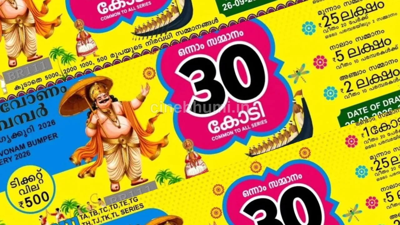 30 കോടി നേടിയ ഭാഗ്യശാലി ആരെന്നറിയില്ല; വിവരങ്ങൾ രഹസ്യമാക്കി ലോട്ടറി വകുപ്പ്